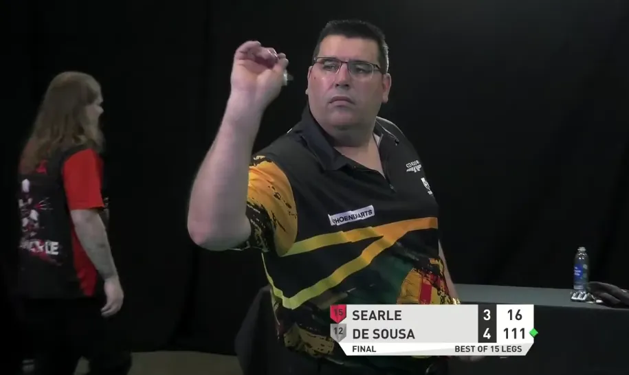 2021 06 17 10 55 00 34 180s!! 🔥 Searle v De Sousa  Final   Players Championship 15   YouTube