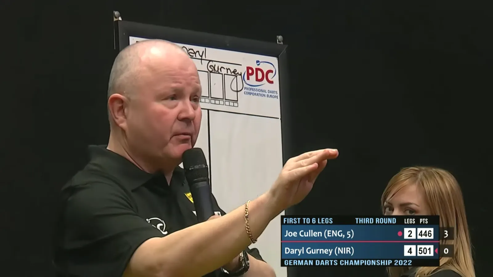 2022 03 13 17 30 05 Joe Cullen vs Daryl Gurney  2022 PDC Darts Euro Tour 2   German Darts Champions