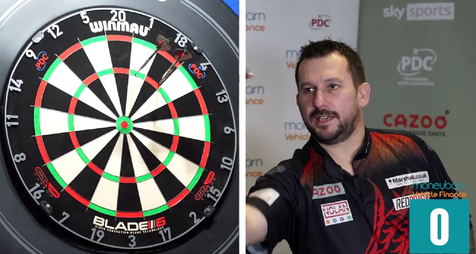 2022 07 30 17 37 40 PDC Darts on Twitter  Up next it’s Jonny Clayton to take on the @MoneybarnUK Ar