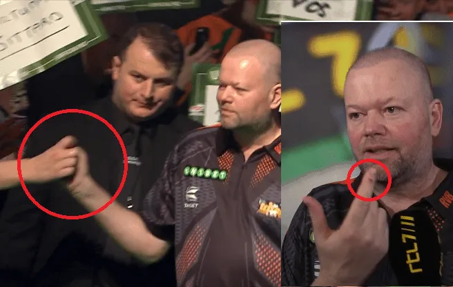 Van Barneveld vinger