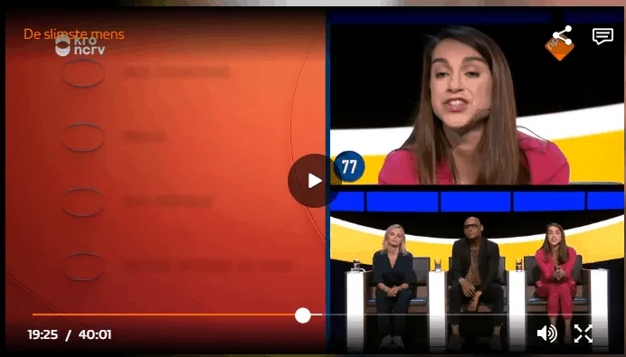 2019 07 31 11 47 54 De slimste mens 26 juli 2019 gemist Start met kijken op NPO Start