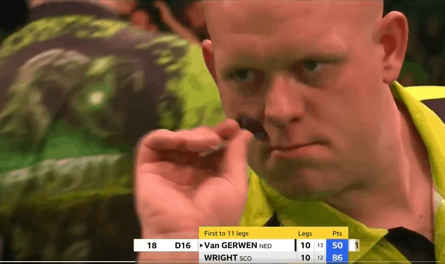 2019 10 21 00 52 06 PDC Darts on Twitter  MICHAEL VAN GERWEN IS THE CHAMPION From the brink of def
