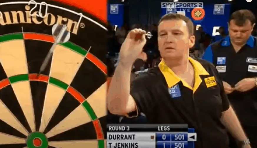 2020 06 25 14 37 17 2009 UK Open Darts Round 3 Glen Durrant vs Terry Jenkins YouTube