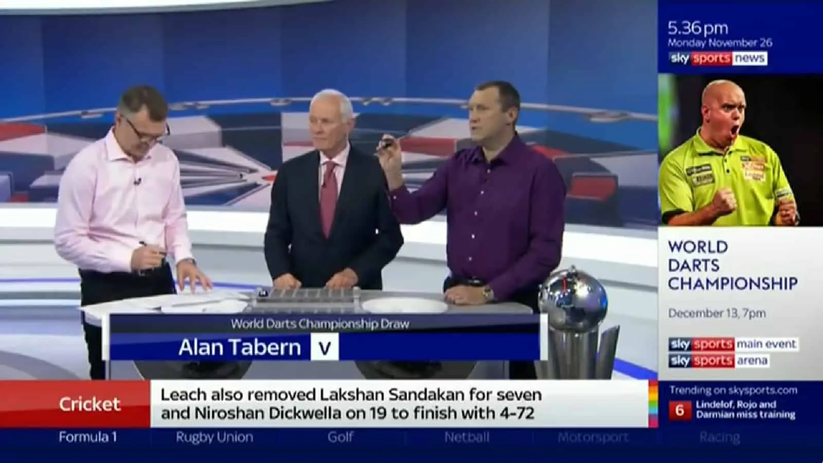 Draw 2019 PDC Worlds