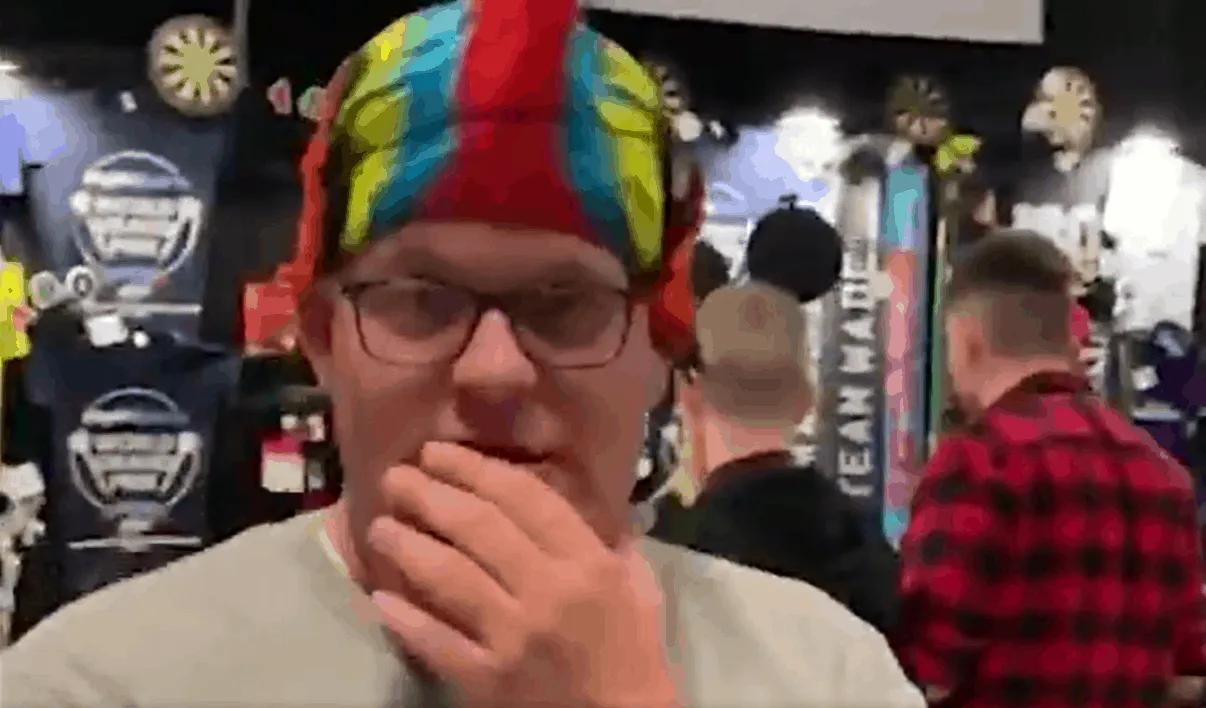 Van Gerwen undercover