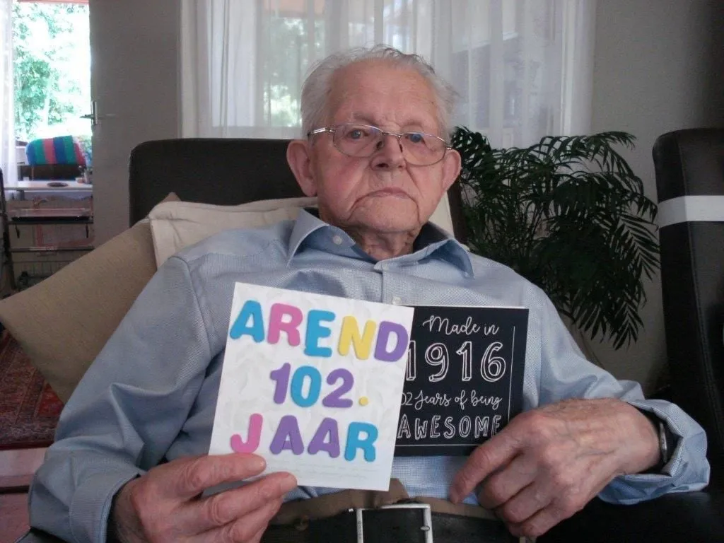 arend noordhuis 102 jaar