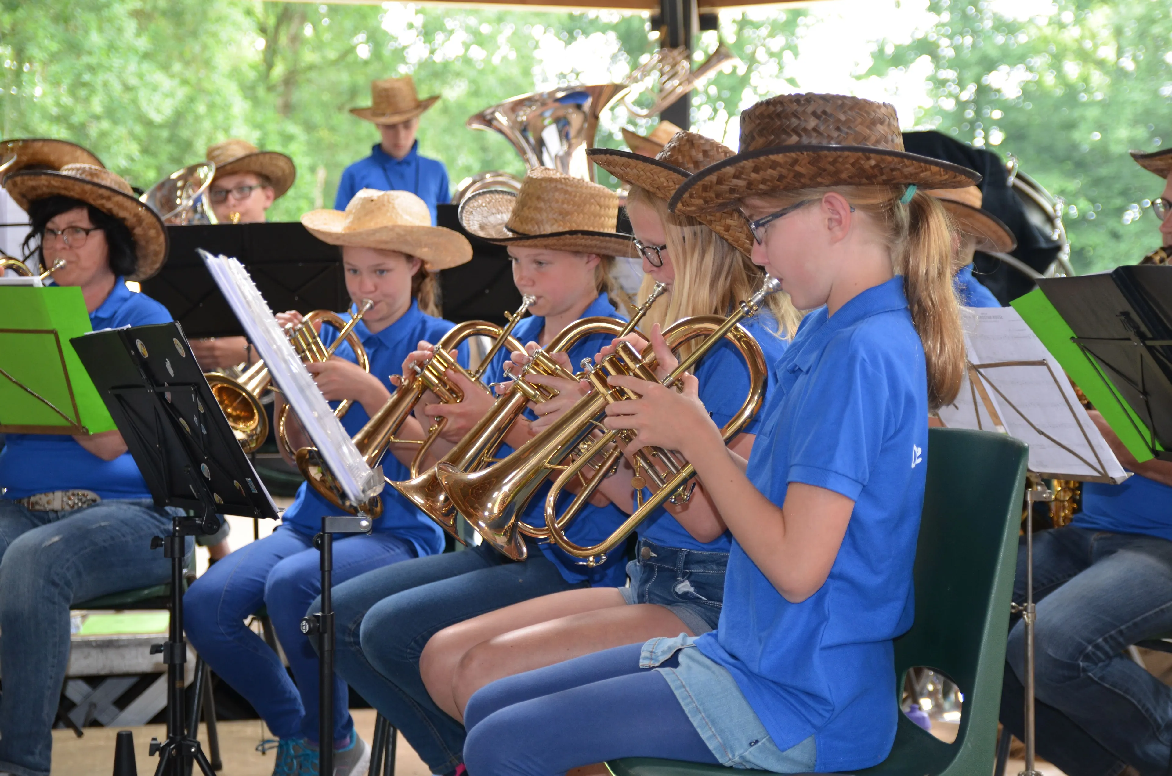 bergklanken in galop foto
