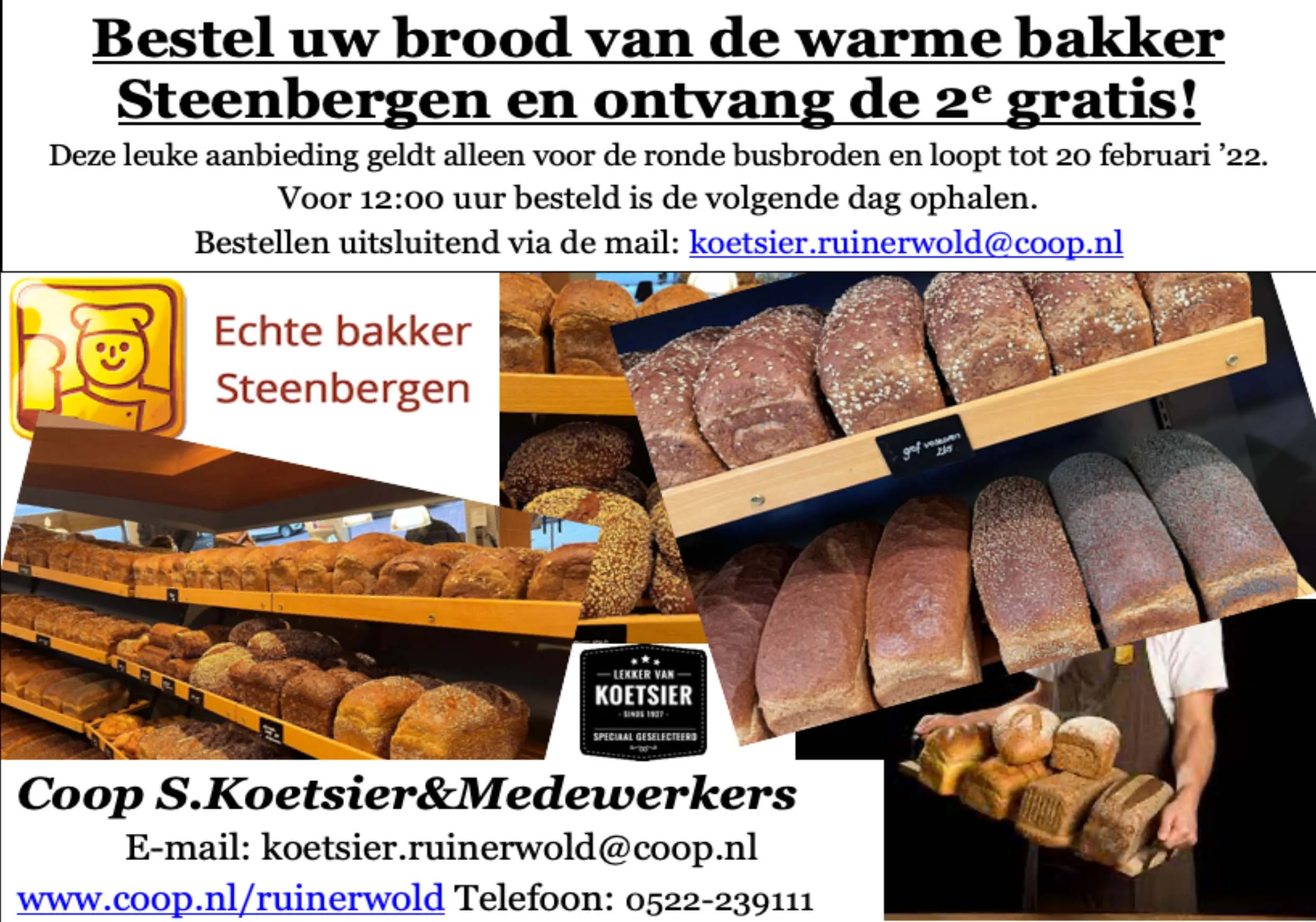 flyer coop koetsier brood actie