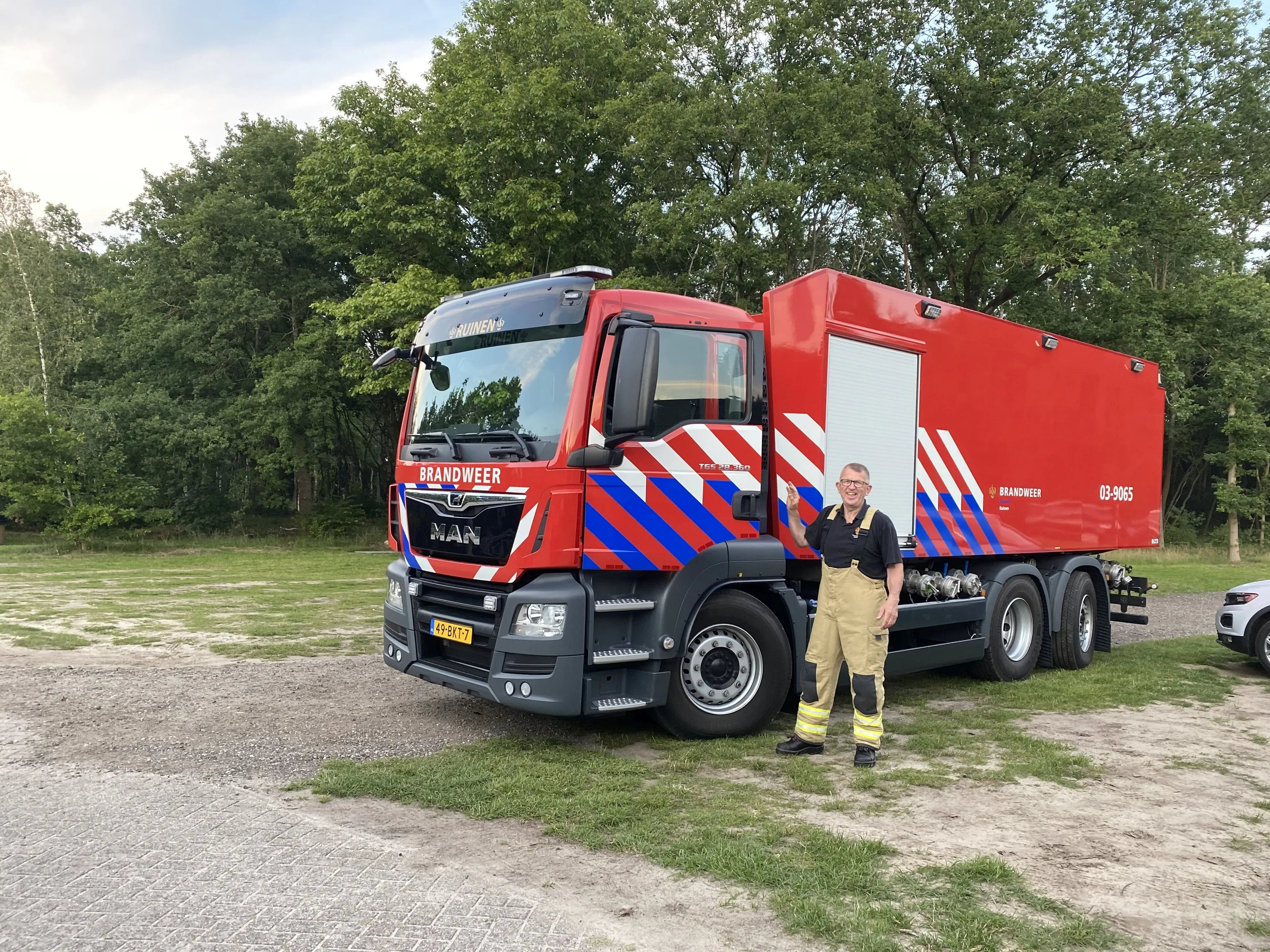 ruinen brandweer zwembad oefening1