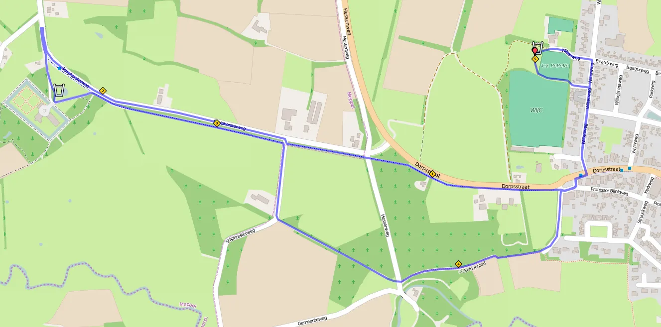 wiekloop nieuw parcours