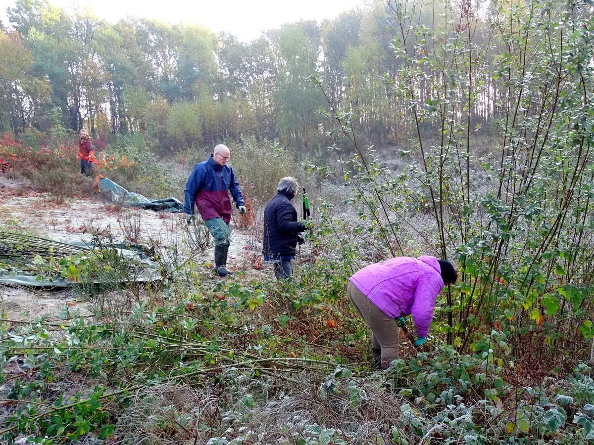 zuidwolde natuurwerkdag 2018 kees meta en els