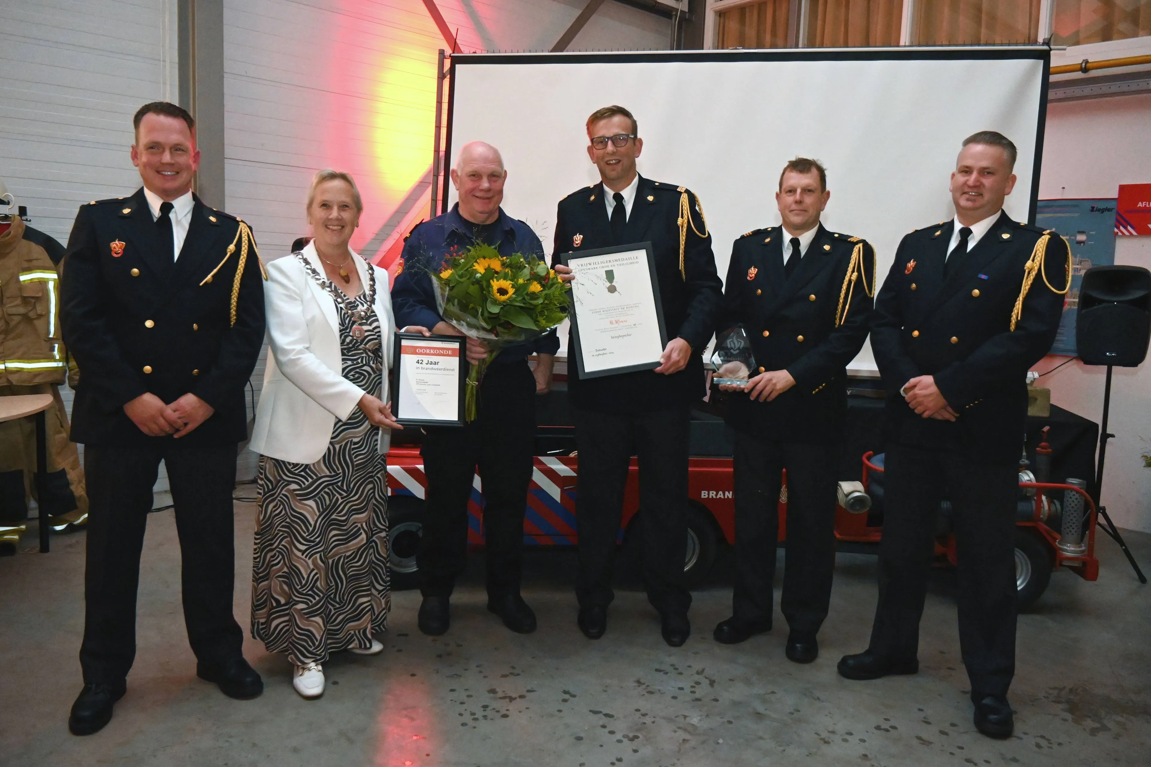 zuidwolde korpsavond brandweer zuidwolde bennie kloeze 28 september 2024