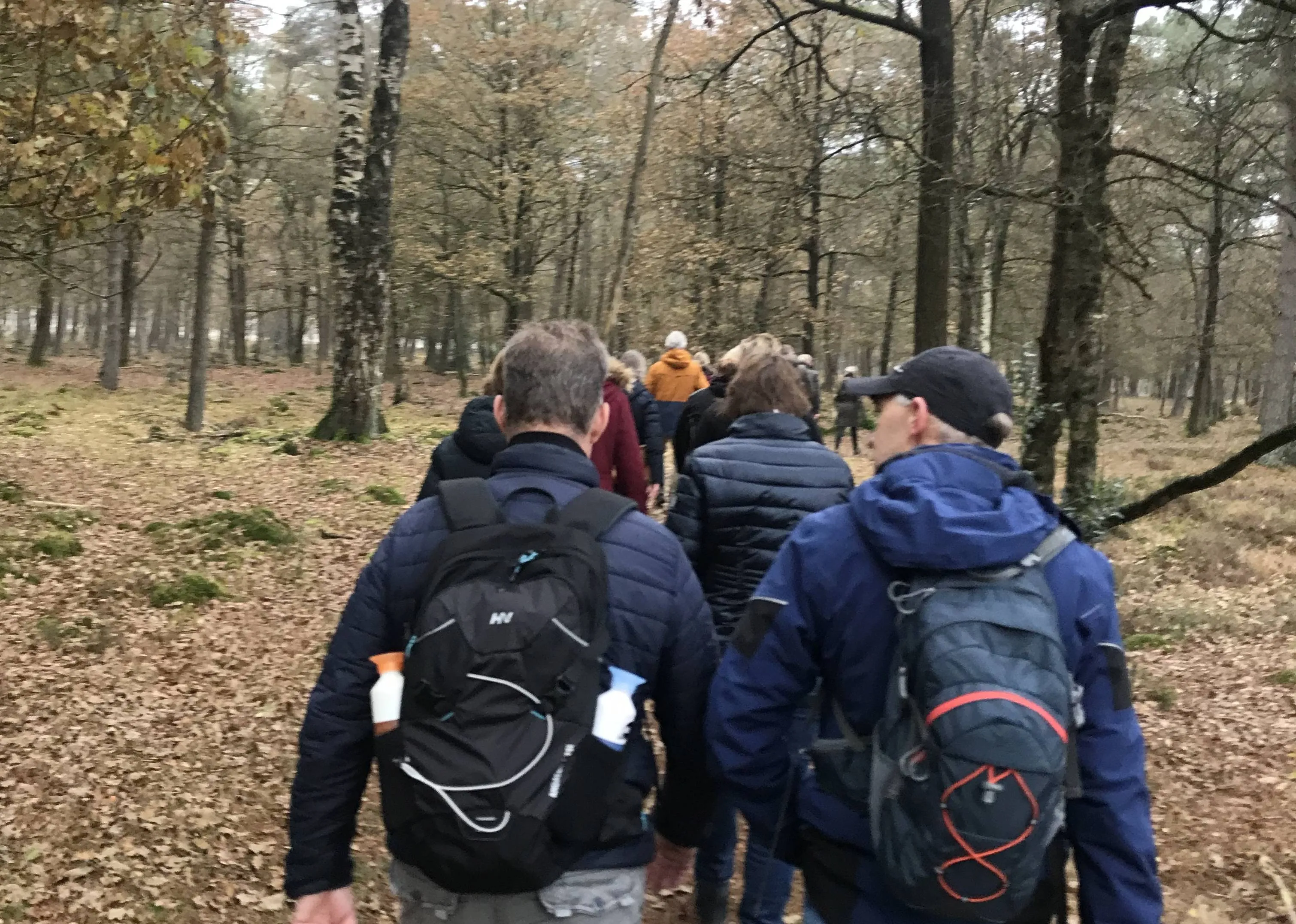 echten herfstwandeling