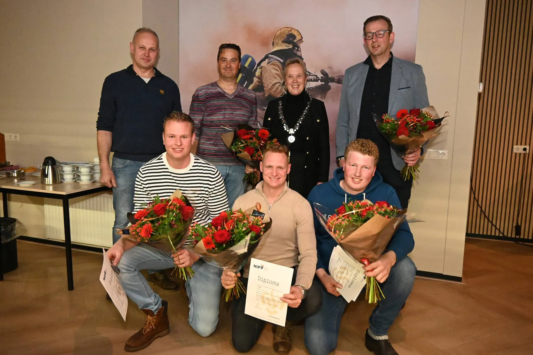 de wijk brandweert foto korpsavond brandweer de wijk koekange 15 maart 2025