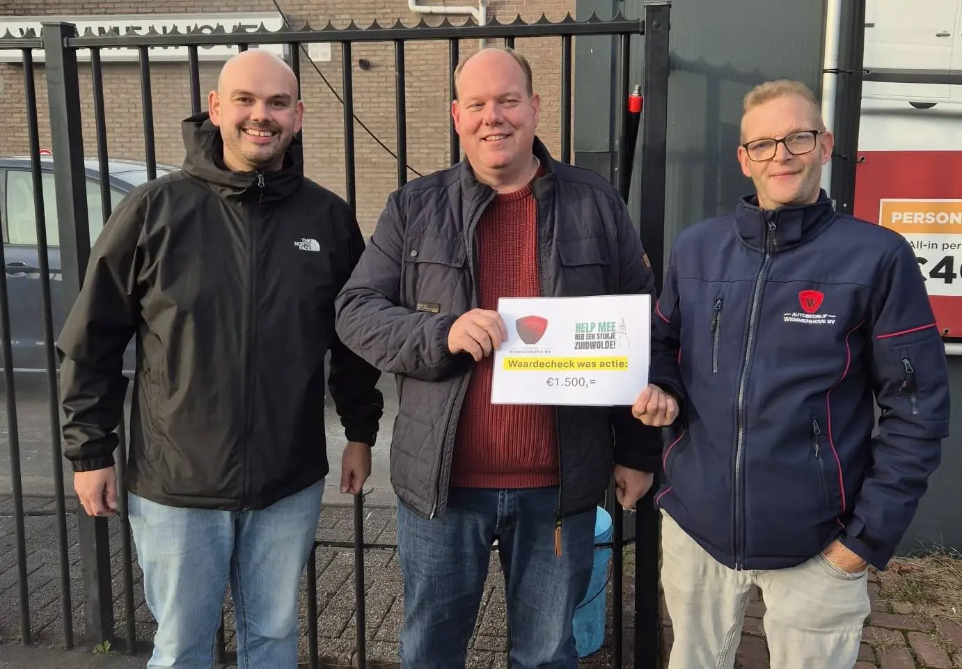 Zuidwolde autowasactie wemmenhove voor kerk2