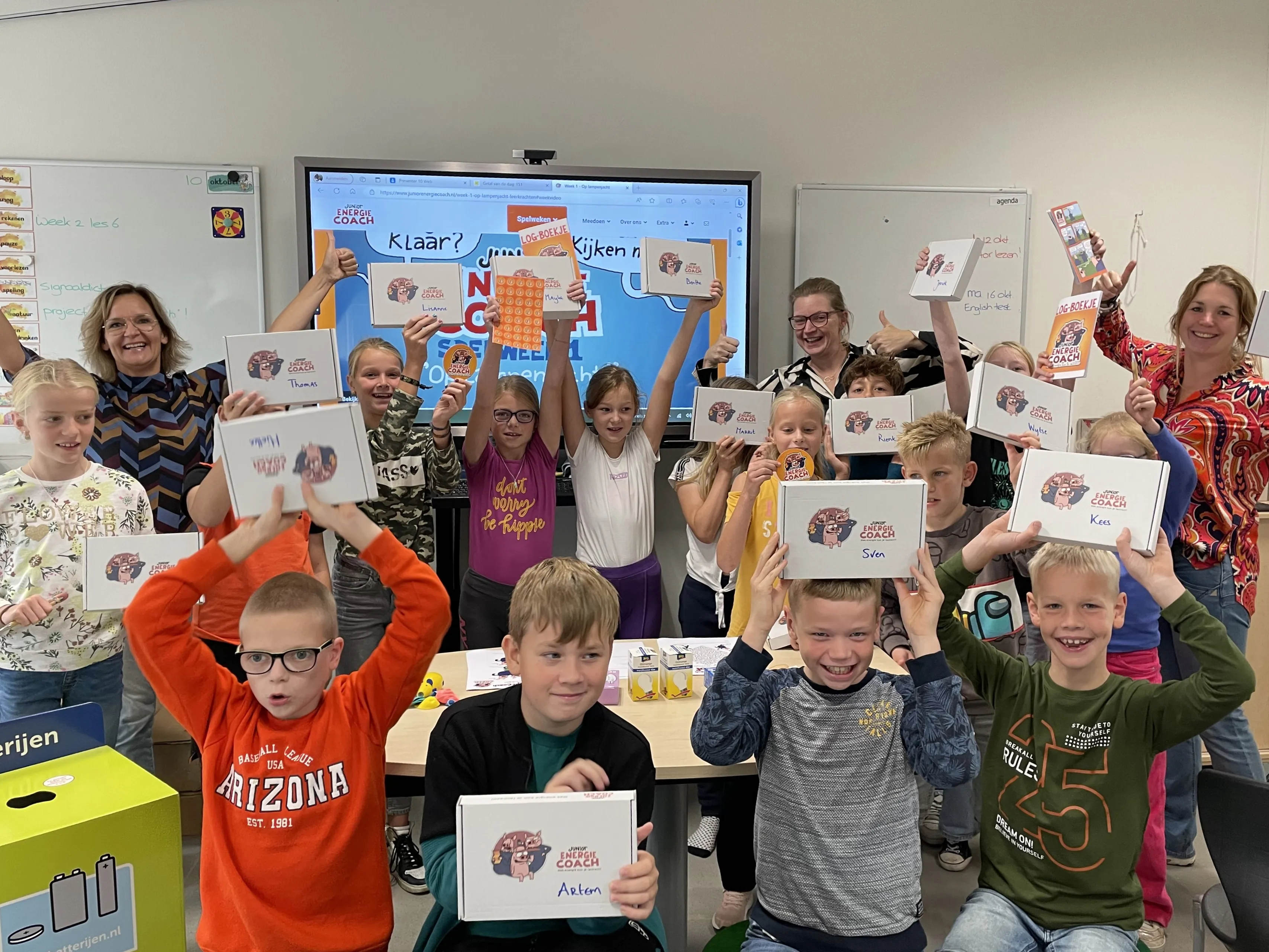 foto persbericht groep 67 en 8 gestart met de junior energiecoach 002