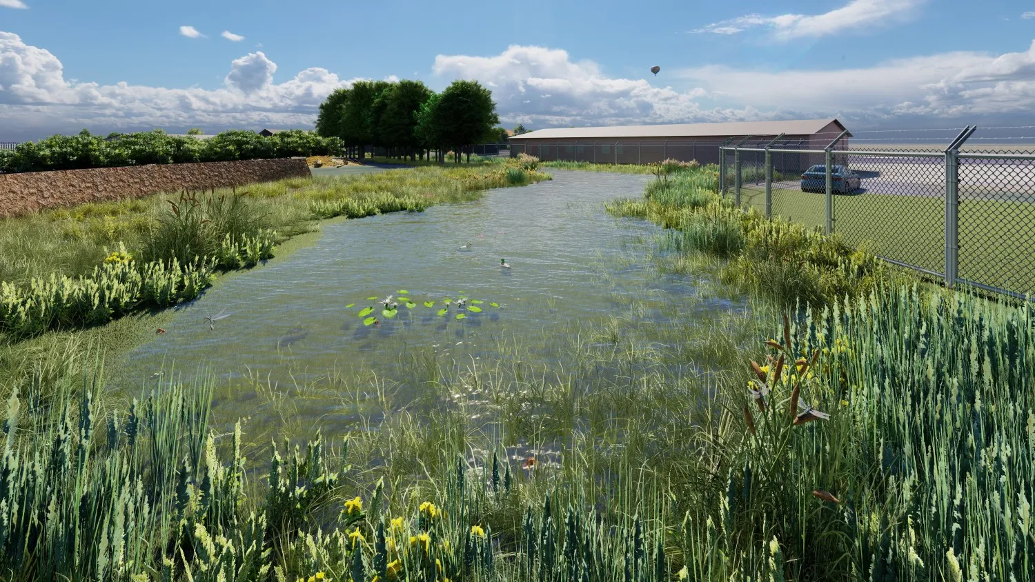 impressiebeeld van locatie donkerbroek over enkele jaren