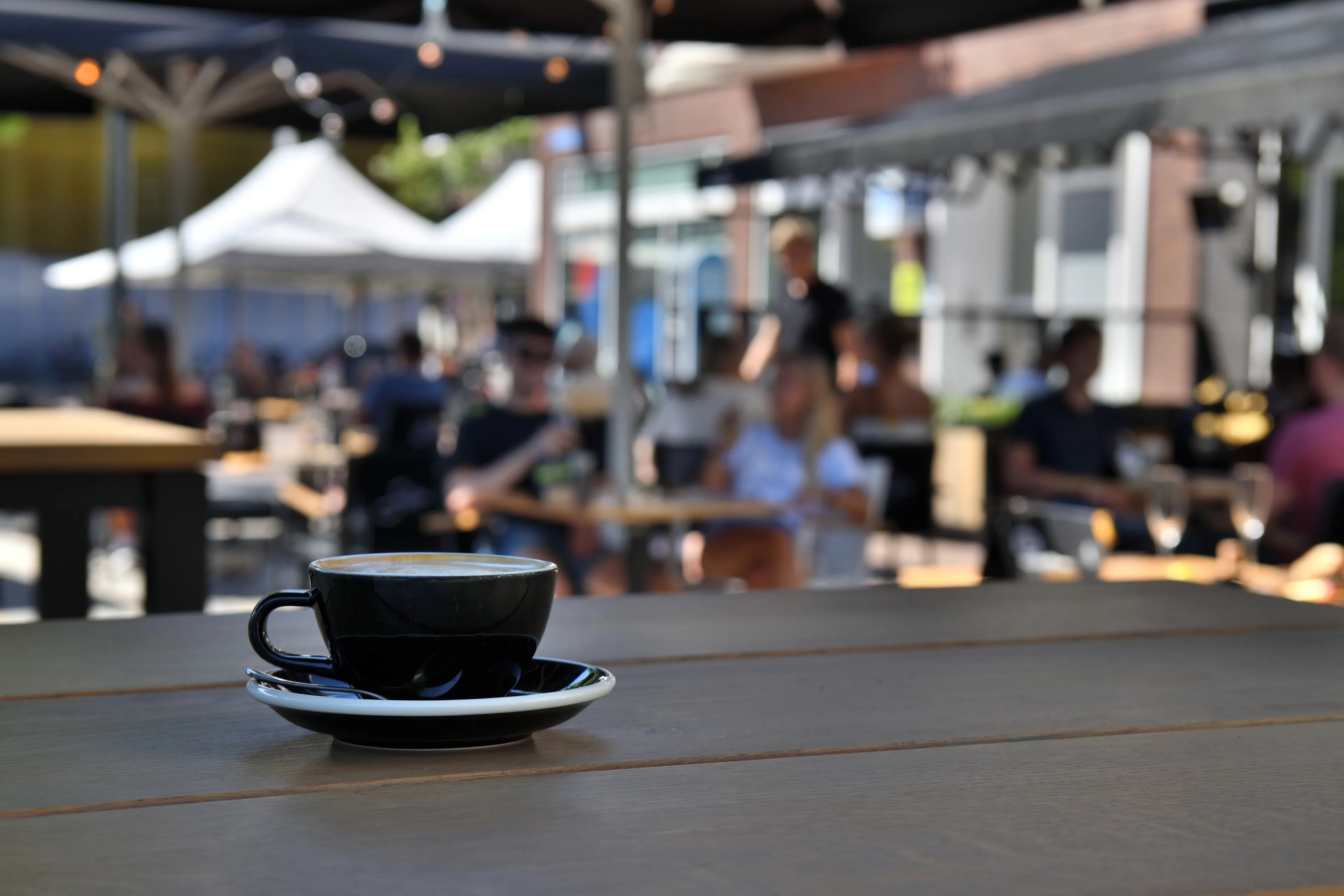 koffie op het terras vrij te gebruiken