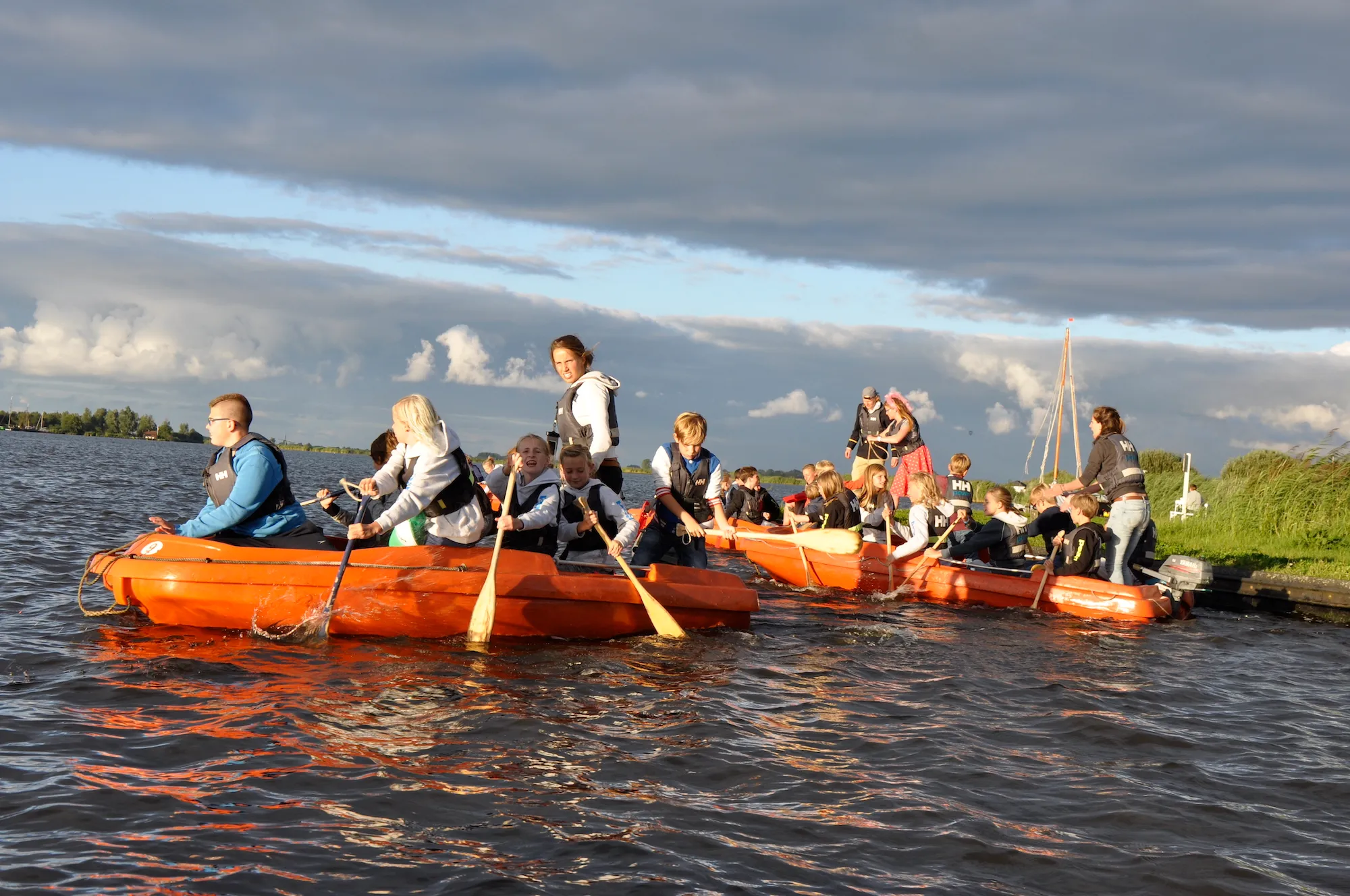 steun voor scholen die friese groepsaccommodaties boeken foto zeilschool pean