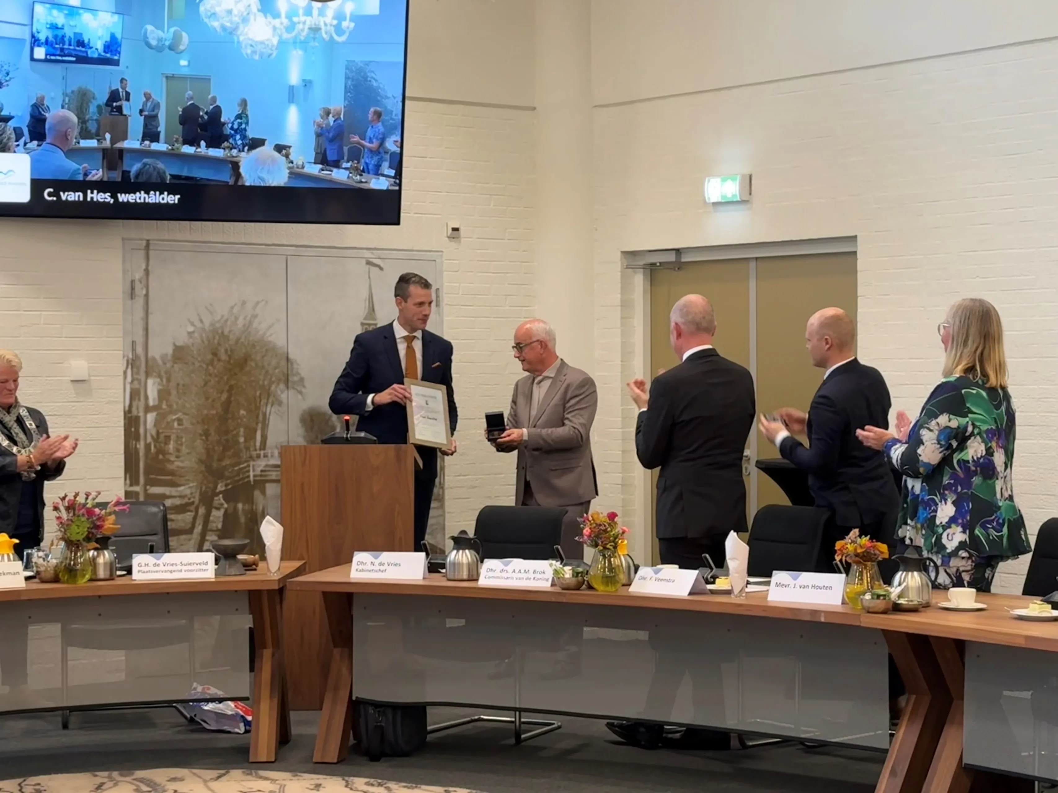 foto erepenning de fryske marren