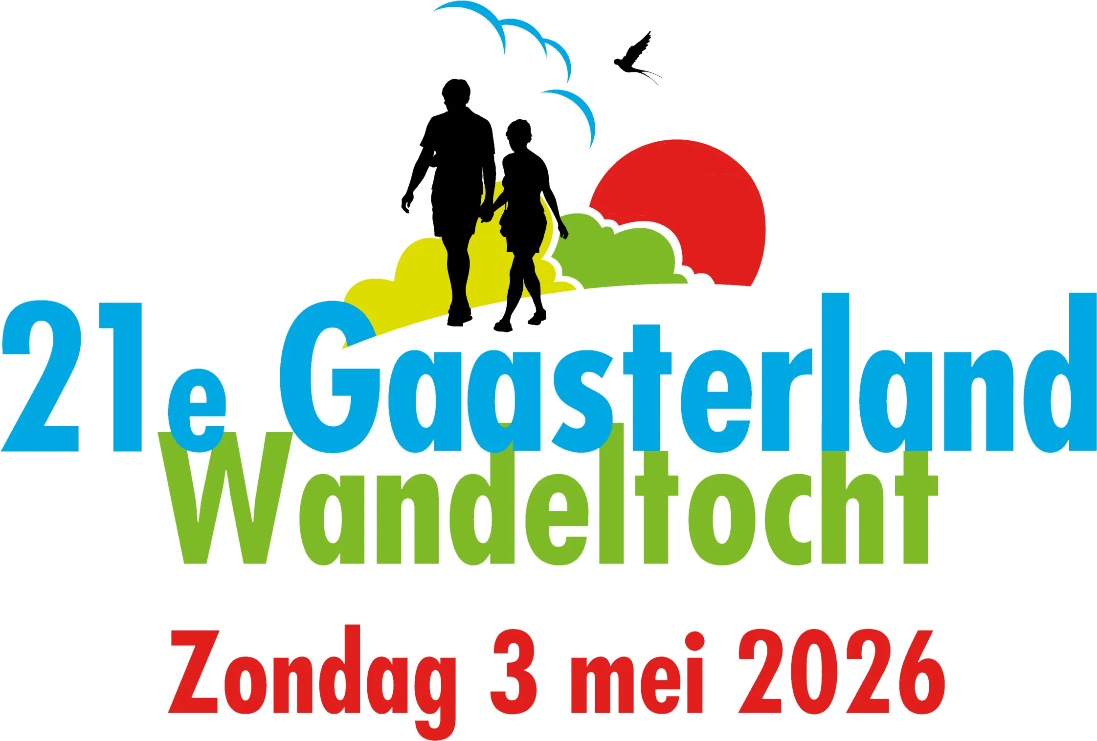 Gaasterland Wandeltocht logo 2026-WIT ingevuld