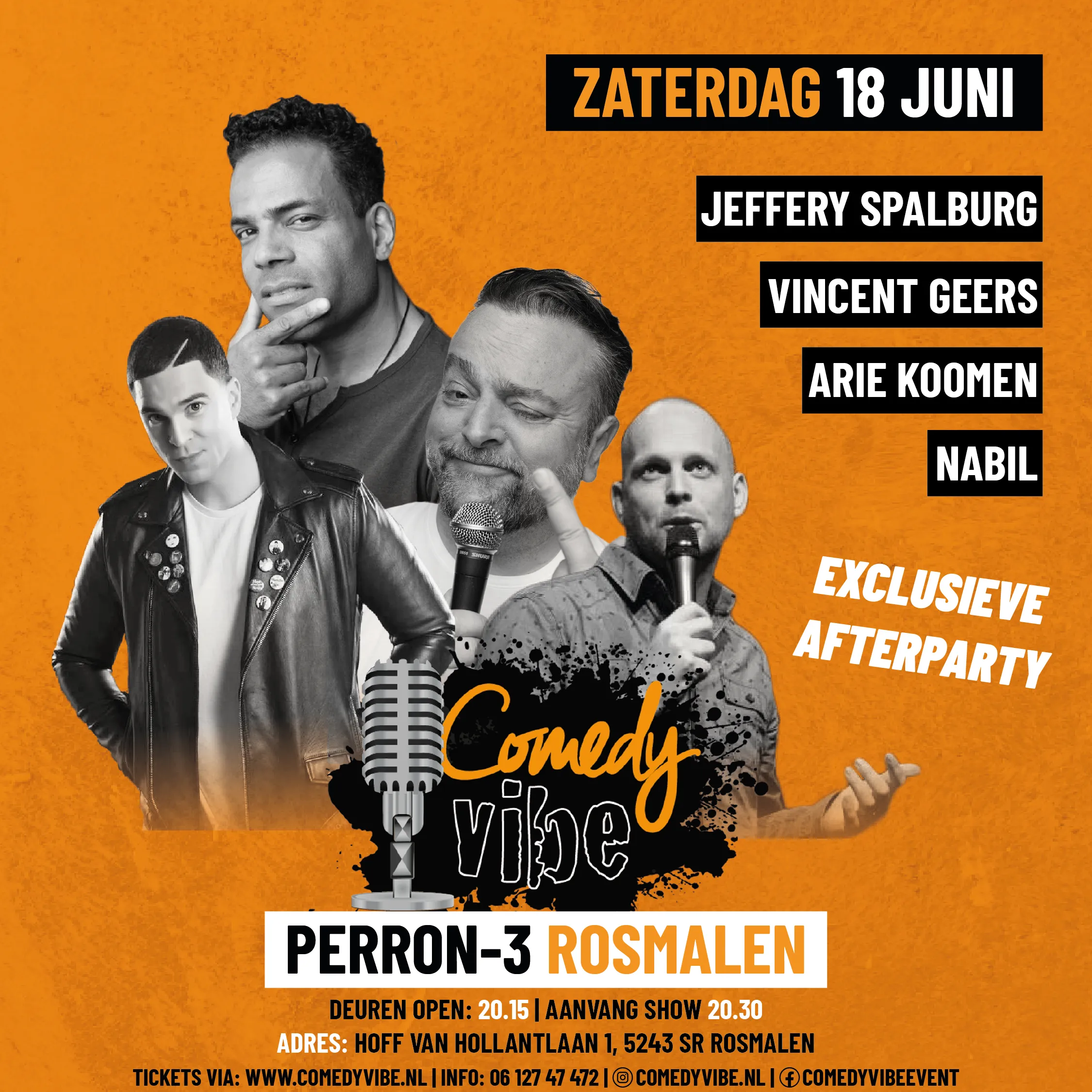 comedy vibe visual vierkant alle comedians tekengebied 1