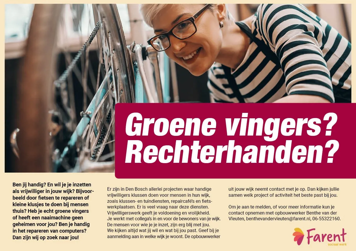 handige vrijwilliger fiets jpg