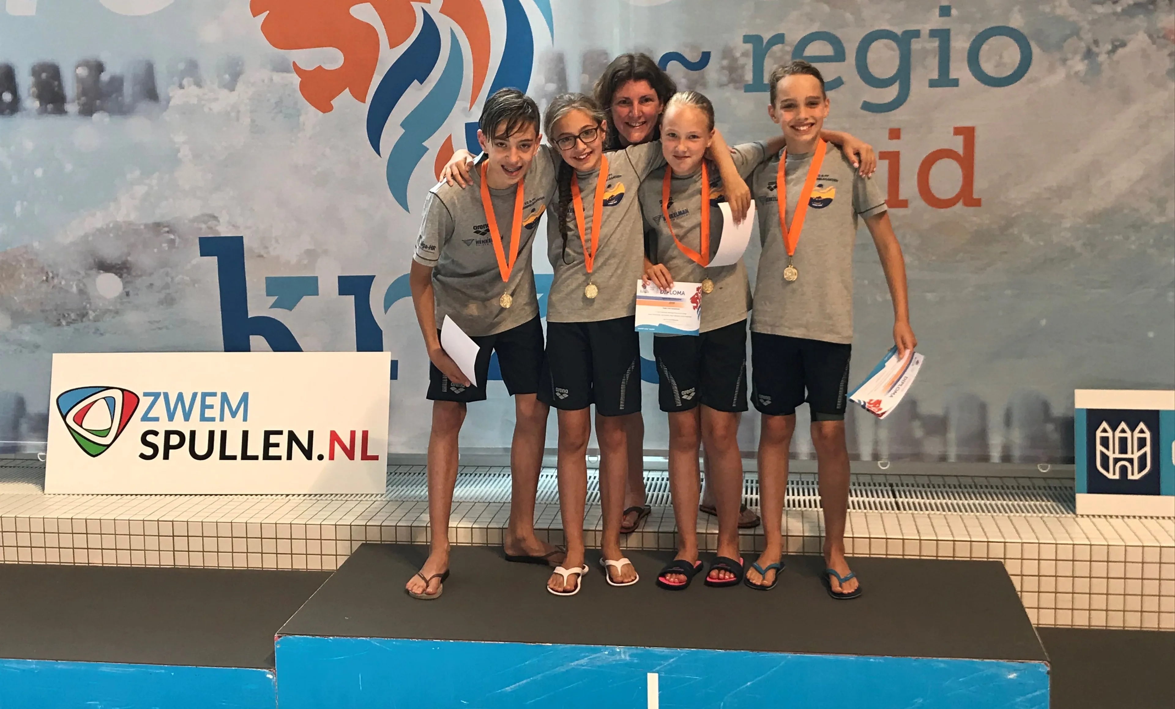 minioren brabants kampioen 50 meter wisselslag estafette 2019