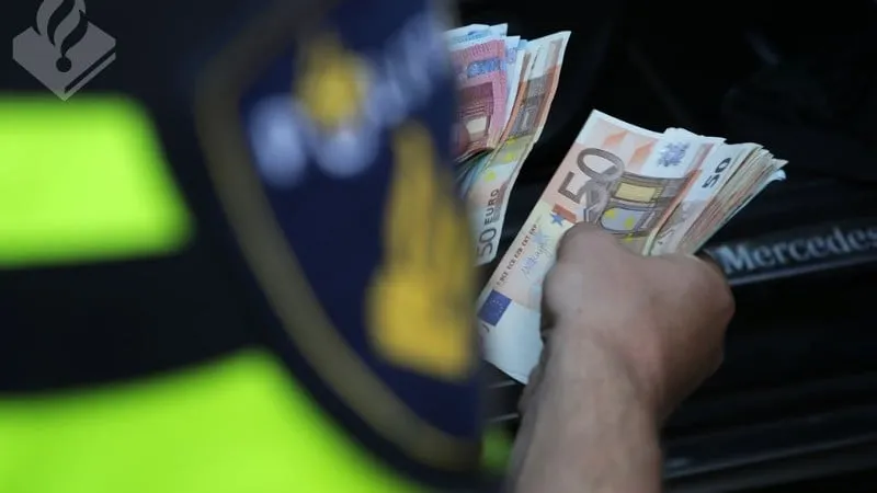 tellen in beslag genomen geld 3