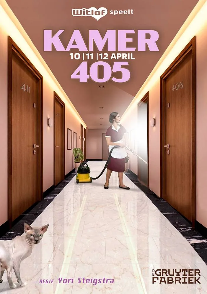 Flyer Kamer 405 voorkant