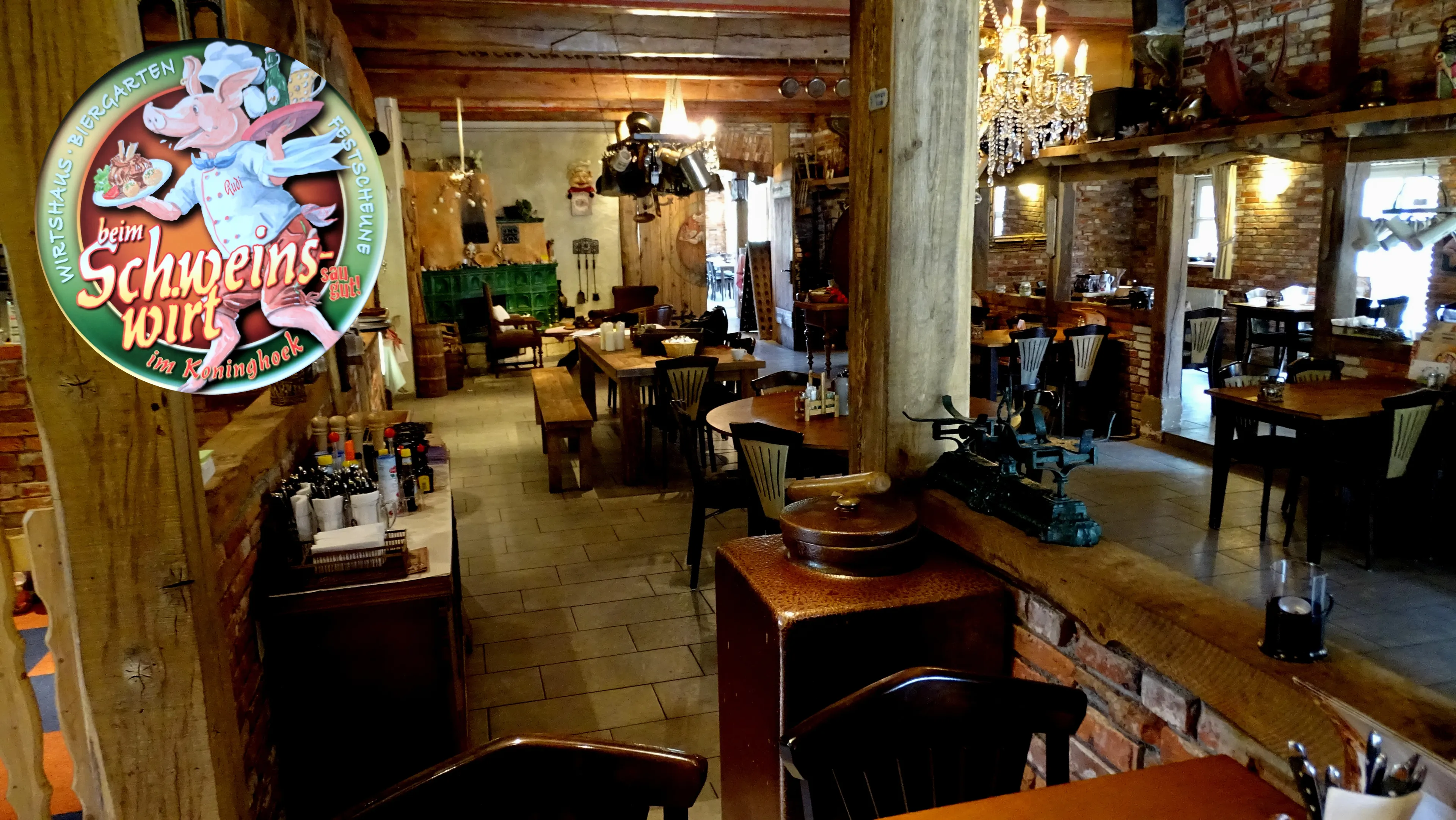 beim schweinswirt im koningshof met logo