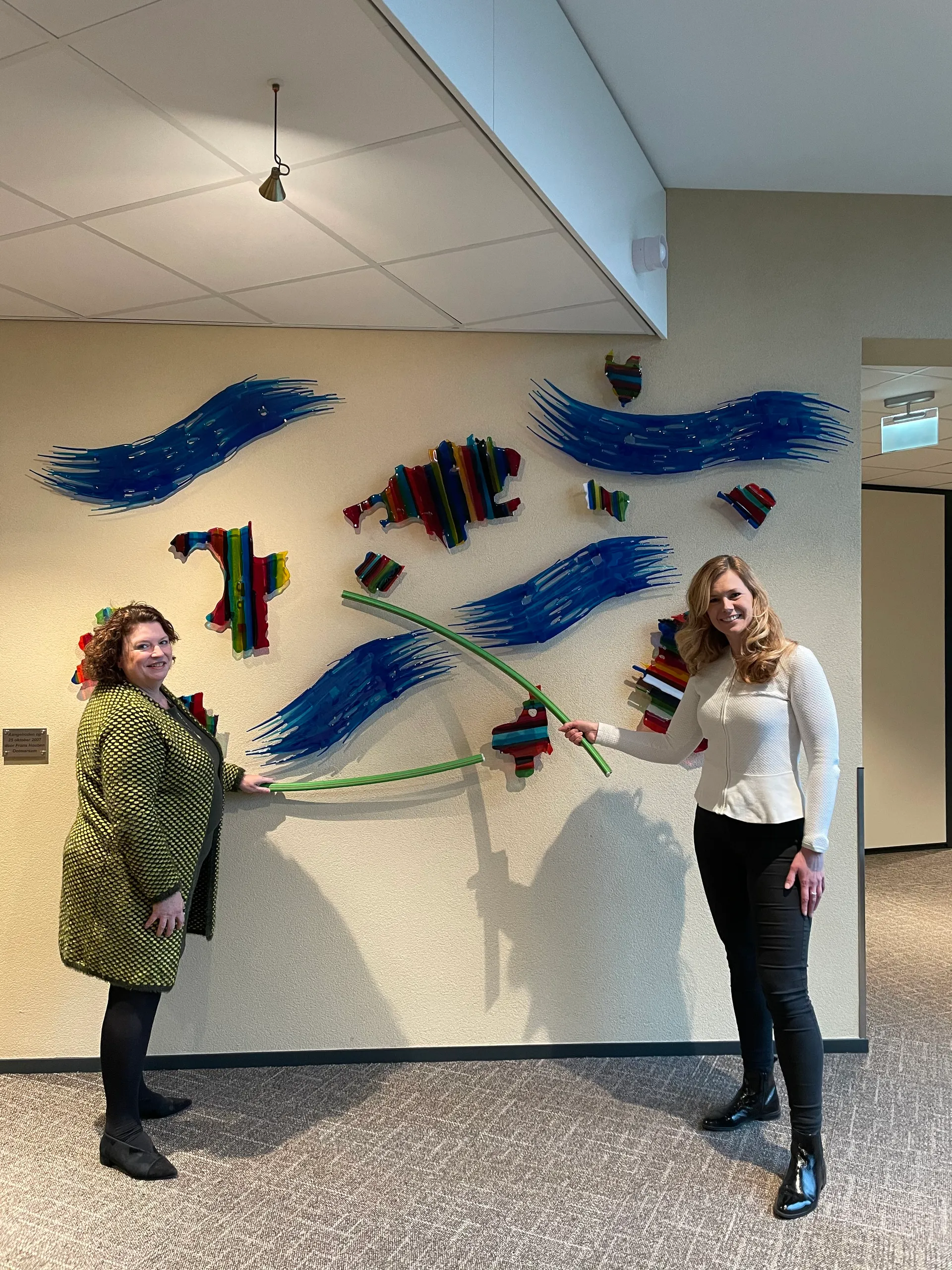 foto wethouder ilse duursma en projectleider daisy meekes