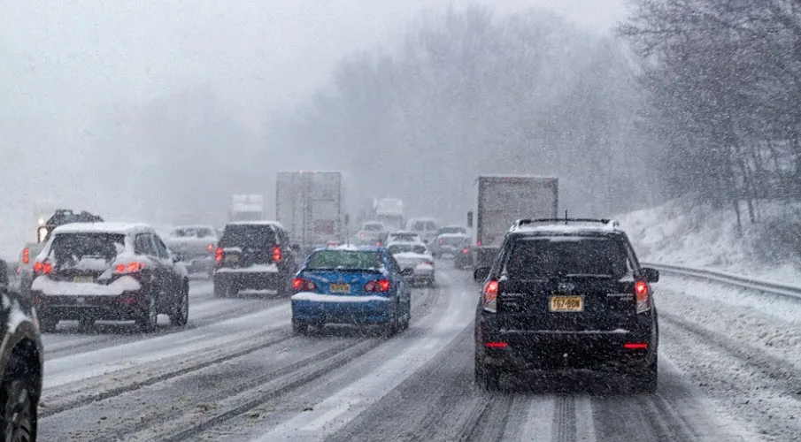 sneeuwverkeer