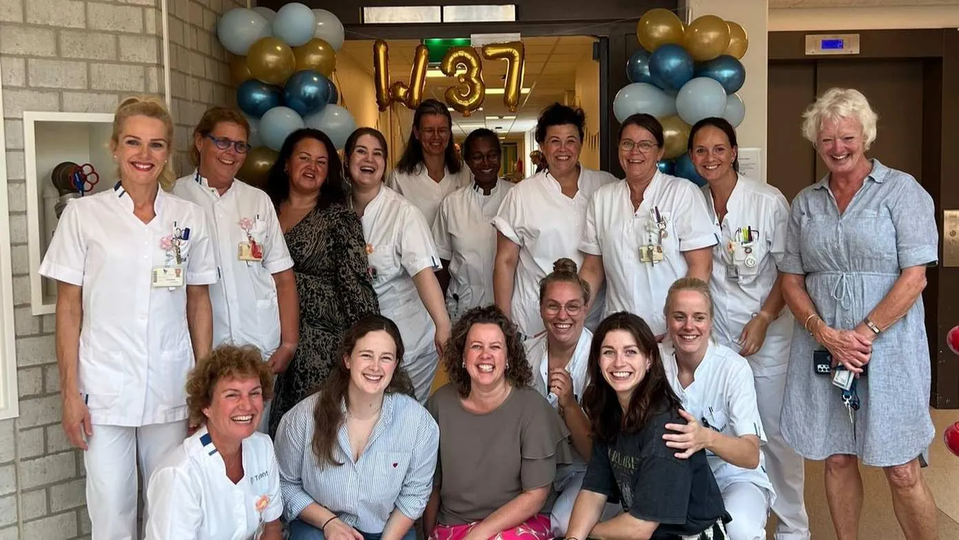 Groepsfoto team Dagbehandeling ziekenhuislocatie Scheper van Treant