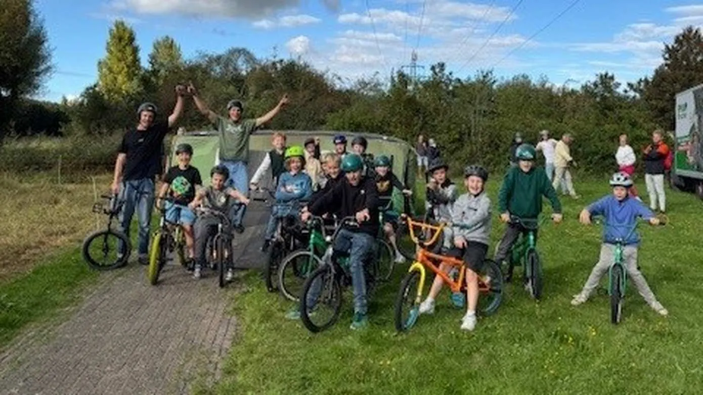 pumptrack met z'n allen