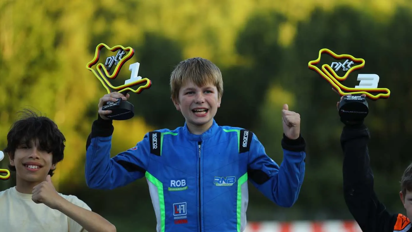 Roan Boerema wint in Kerpen op de baan waar F1 legende Michael Schumacher begon
