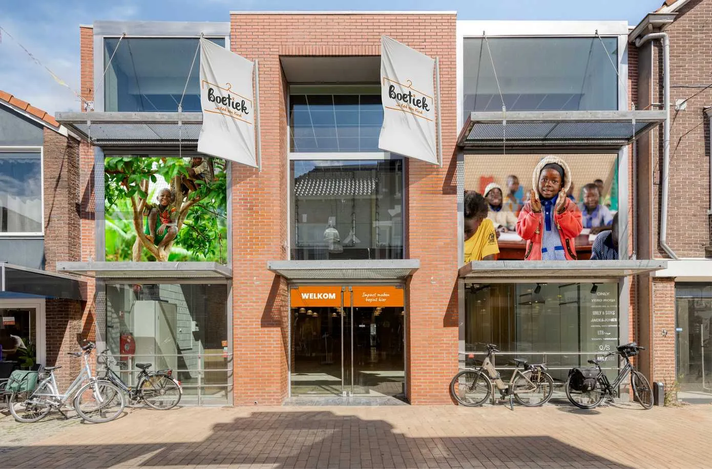 Mock-up Boetiek voor Red een Kind Assen © Red een Kind