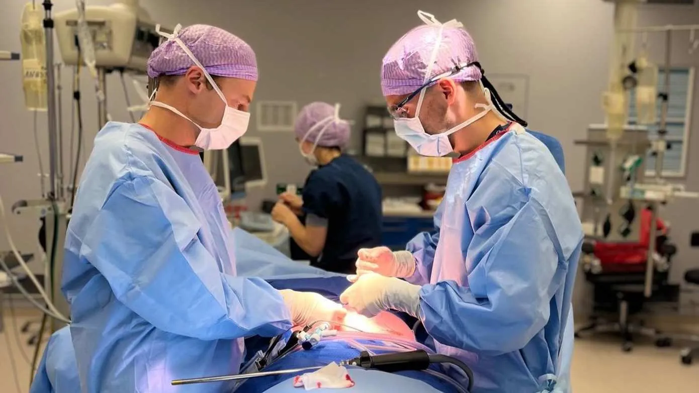 Snelstraatoperatie bij Treant - liggende foto