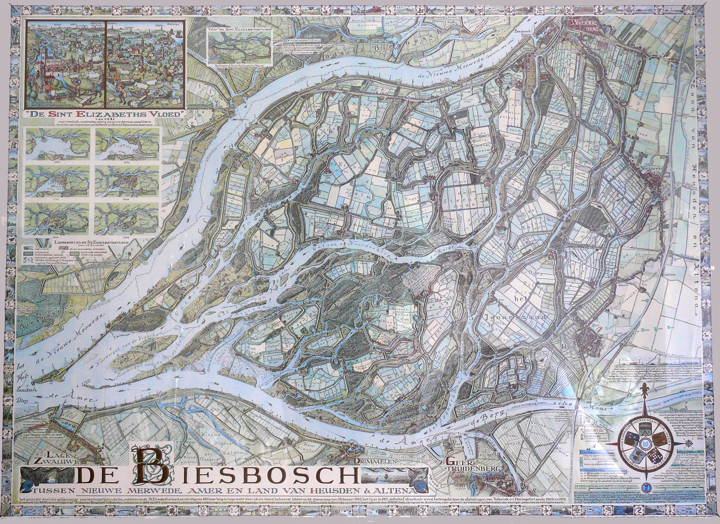biesbosch panorama kaart