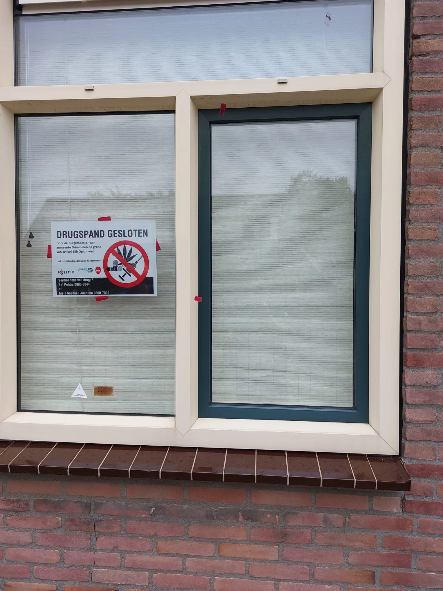 bijlage bij persbericht burgemeester sluit woning made vanwege vondst drugs
