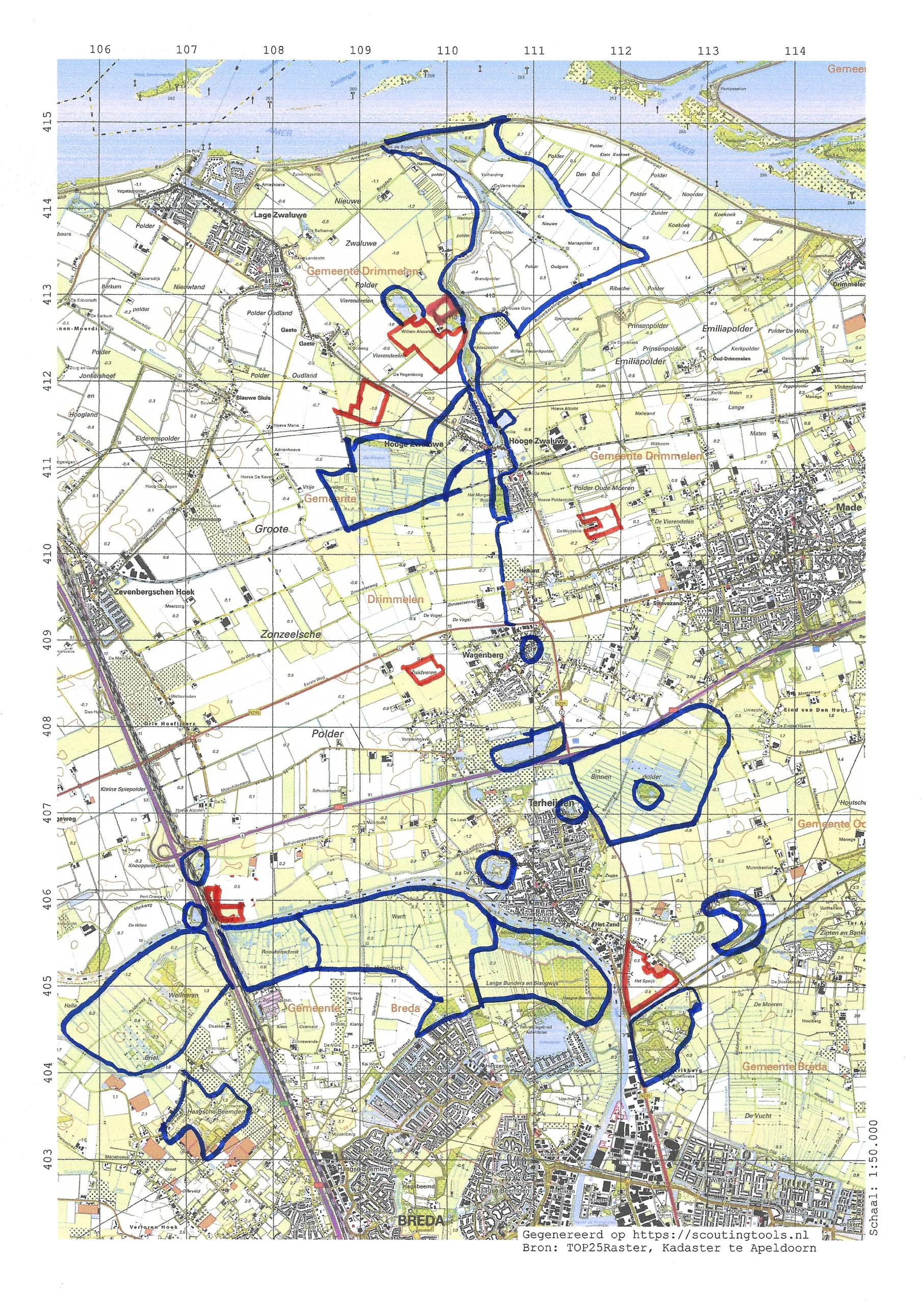 zienswijzen zonnevelden drimmelen kaart elementen
