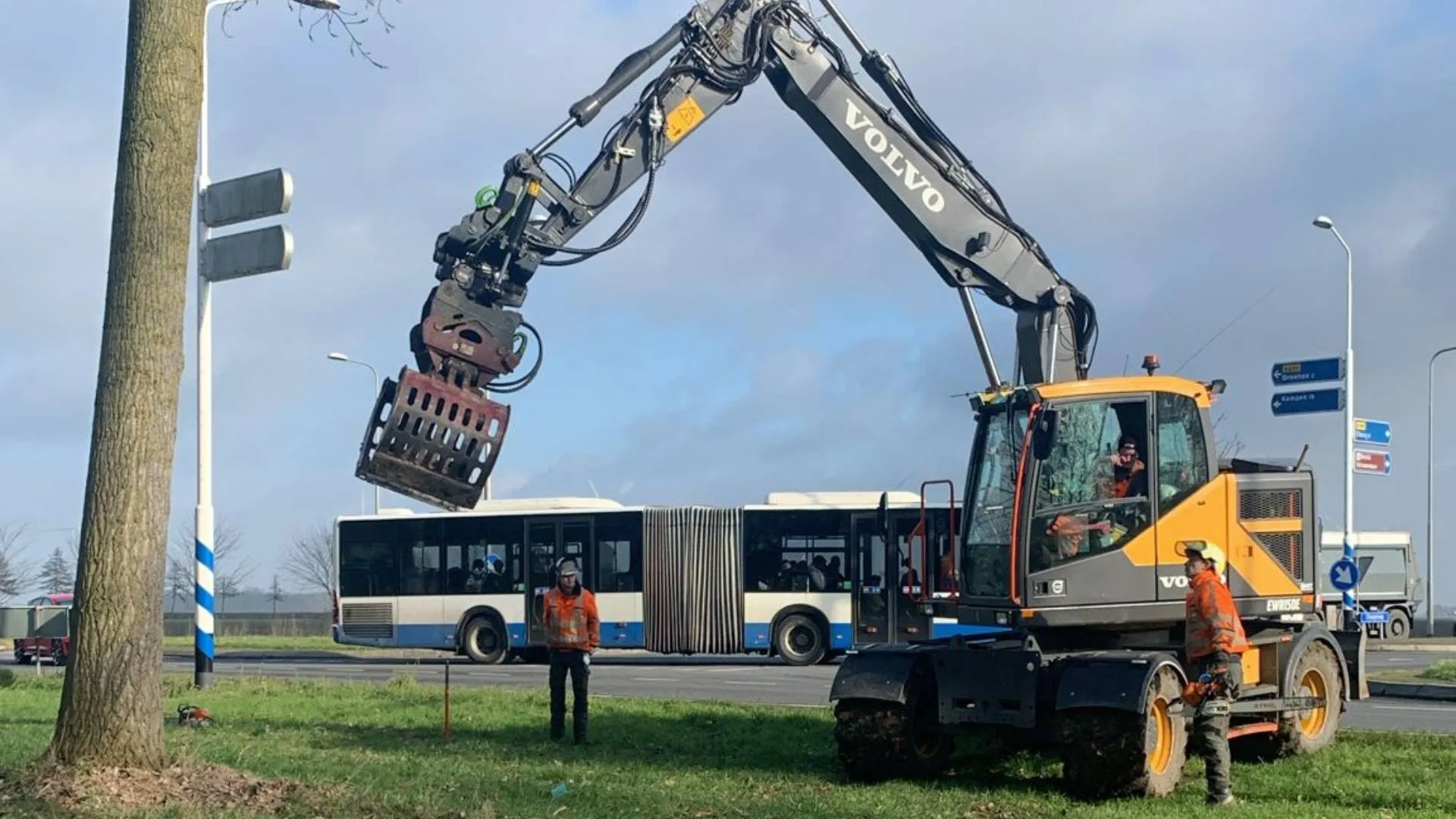 rotonde biddingringweg prov flevoland