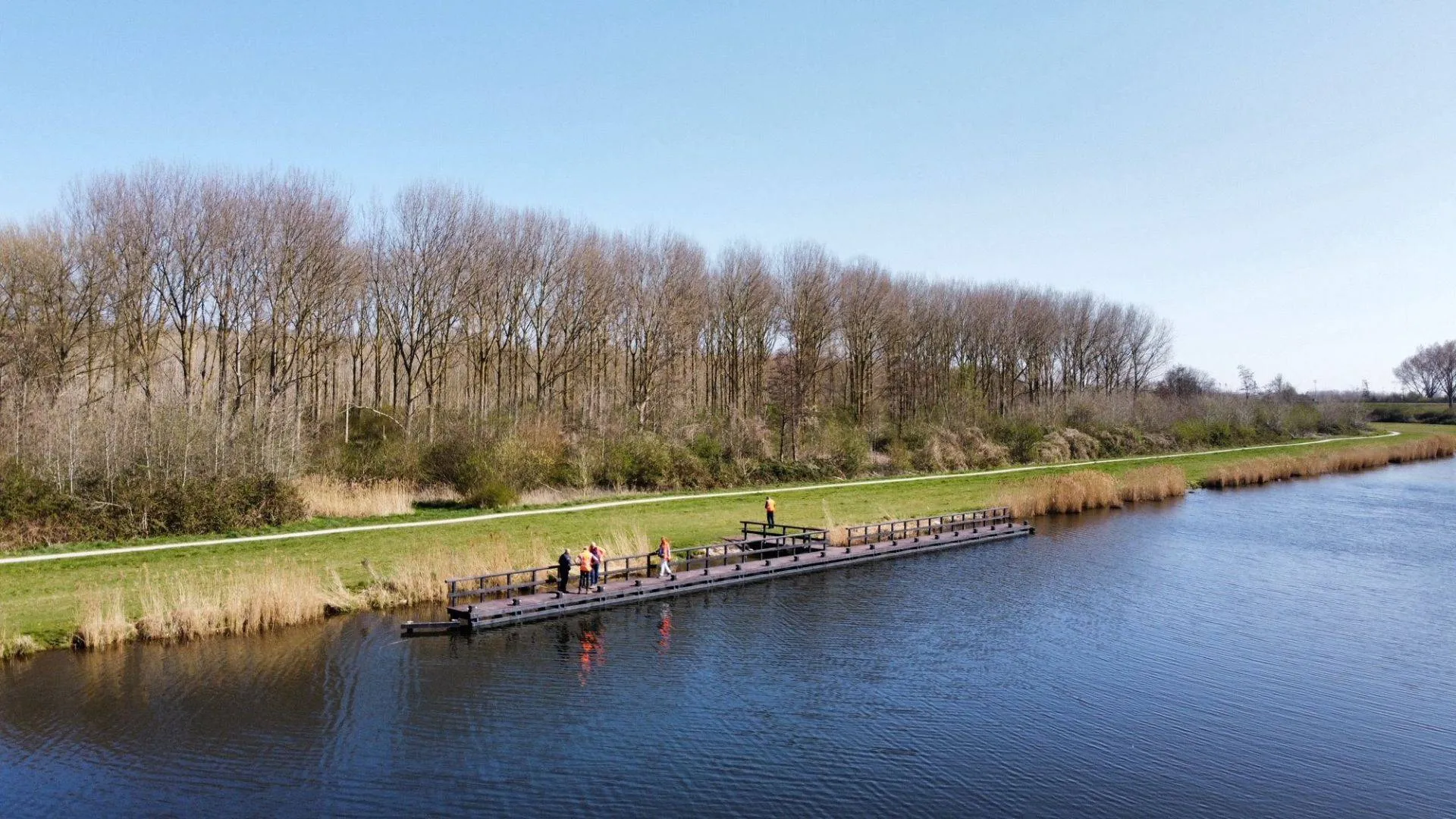 passantensteiger gat van kneer prov flevoland