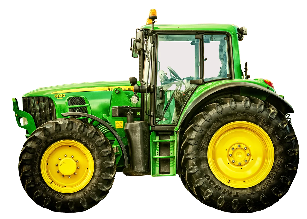tractor john deere bernd via pixabay