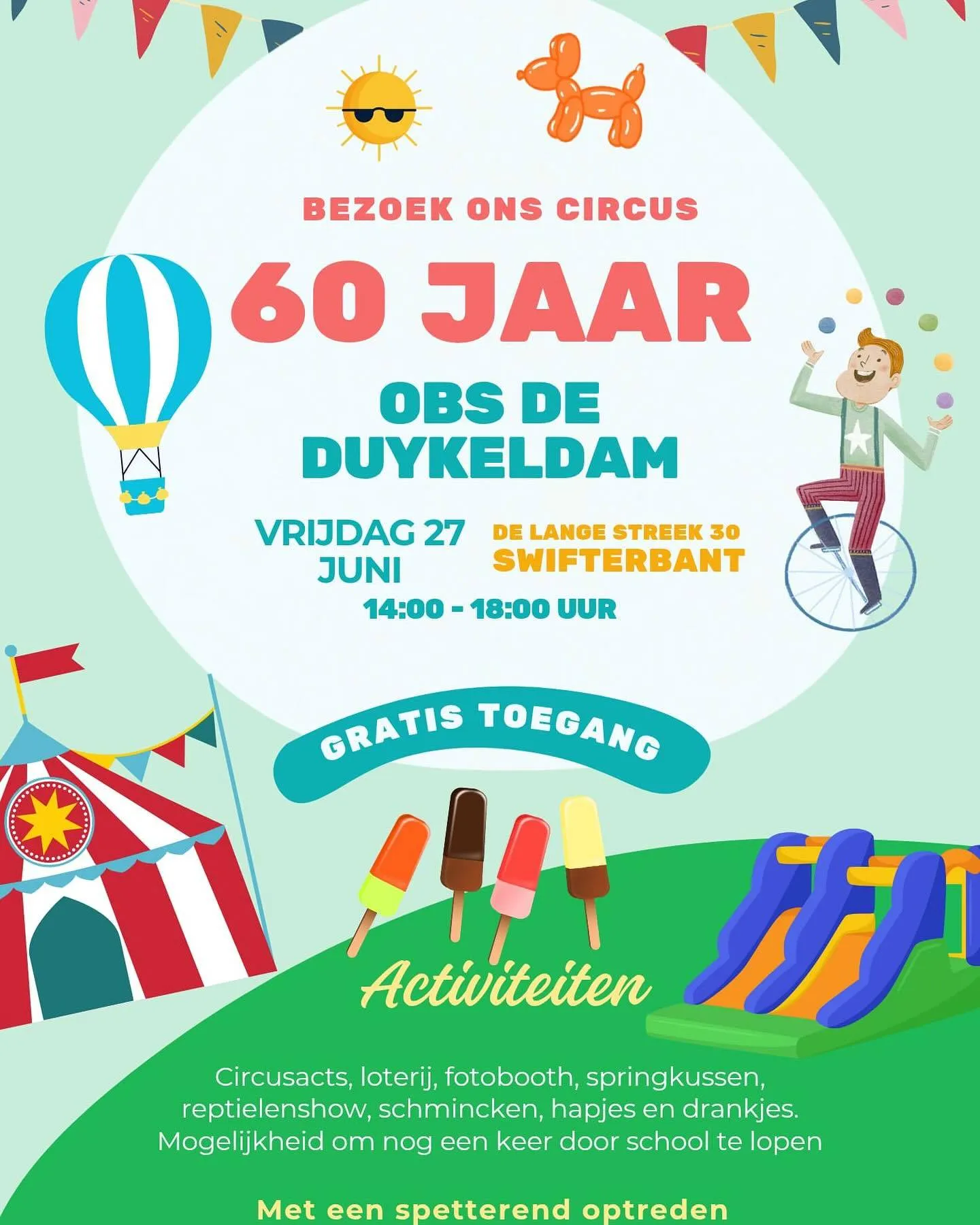 feest met circus obs de duykeldam fb