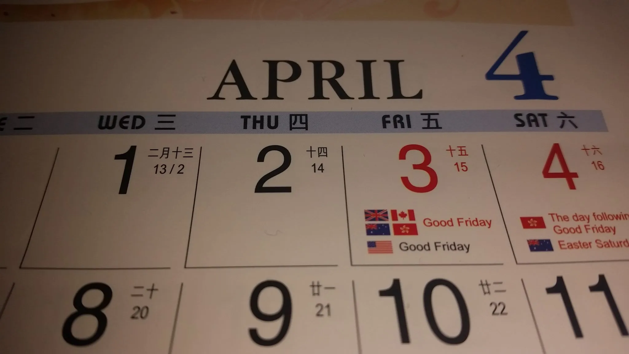 1 april