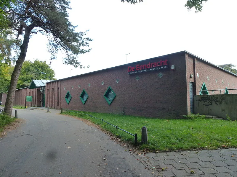 800px nijmegen goffertpark steinweglaan 3 sportgebouw de eendracht nec gebouw naast goffertstadion
