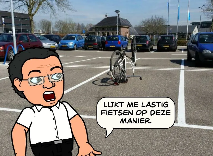fiets in druten bij de ah