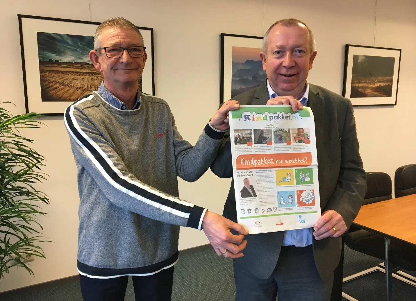 foto kindpakket krant