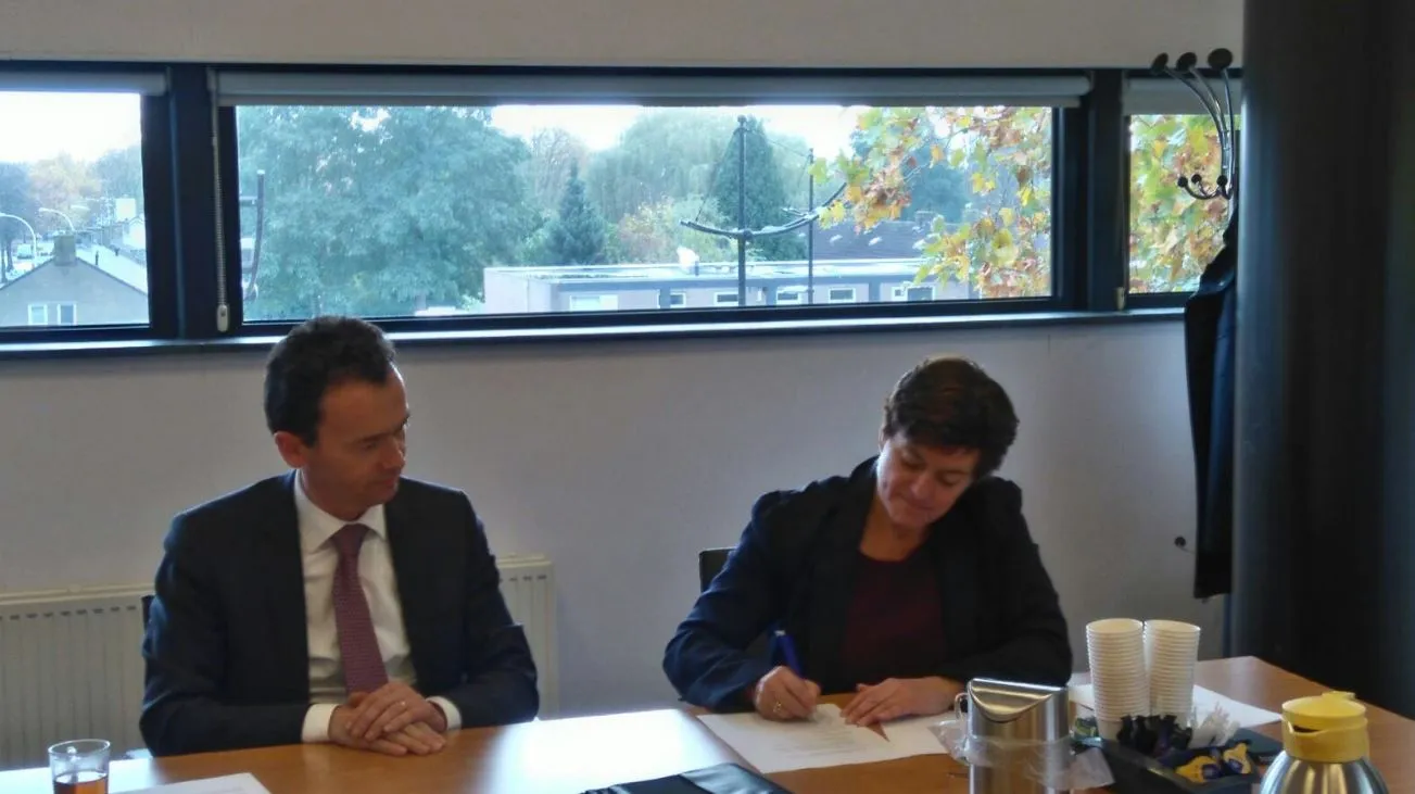 ondertekening overeenkomst beheer en onderhoud kwelsysteem